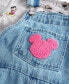 ფოტო #3 პროდუქტის Baby Mickey Mouse T-Shirt & Shortall, 2 Piece Set