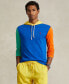 Фото #1 товара Men's Color-Blocked Jersey Hooded T-Shirt