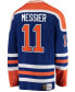 Фото #3 товара Men's Mark Messier Blue Edmonton Oilers Premier Breakaway Retired Player Jersey