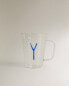 Фото #2 товара Borosilicate mug with initial y