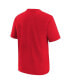 ფოტო #3 პროდუქტის Big Boys Red Kansas City Chiefs Eight-Time AFC West Division Champions T-shirt