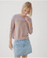 ფოტო #1 პროდუქტის Plus Size Cotton Classic Fine Knit Wide Neck Sweater