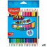 Цветные карандаши Maped Duo Color' Peps Разноцветный 18 Предметы Двойной (12 штук)