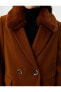 Пальто Koton Oversize Fur Coat