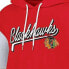 Фото #2 товара NHL Chicago Blackhawks Women's Fleece Hooded Sweatshirt - L