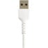 Фото #9 товара 12" (30cm) Durable White USB-A to Lightning Cable - Heavy Duty Rugged Aramid Fiber USB Type A to Lightning Charger/Sync Power Cord - Apple MFi Certified iPad/iPhone 12 - White - USB A - Lightning - 0.3 m - Male - Male