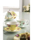 Archive Rose Teacups and Saucers, Set of 4