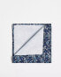 Фото #1 товара Jack & Jones navy floral pocket square