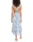 Фото #2 товара Iro Strappy Back Silk & Linen-Blend Midi Dress Women's Blue 42