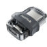 USВ-флешь память SanDisk SDDD3-128G-G46 Чёрный Серебристый 128 Гб