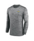 Фото #3 товара Men's Anthracite Los Angeles Chargers Velocity Long Sleeve T-shirt