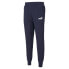 Фото #2 товара Puma Essentials Logo Pants Mens Blue Casual Athletic Bottoms 84682006