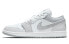 Кроссовки Nike Air Jordan 1 Low PRM Smoke Grey Elephant (Серый)