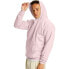 Hanes Pullover Hoodie Men Size XL Pale Pink EcoSmart Fleece Ribbed Cuffs & Hem