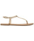 Фото #2 товара Women's Krisleyy T Strap Thong Flat Sandals, Created for Macy's