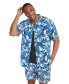 ფოტო #1 პროდუქტის Big & Tall Johnny g Summer Floral Shirt