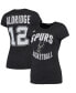 Фото #2 товара Футболка женская adidas LaMarcus Aldridge черная с названием San Antonio Spurs Name & Number