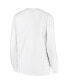 Фото #4 товара Women's White Alabama Crimson Tide Big Block Whiteout Long Sleeve T-shirt
