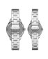 Фото #3 товара Часы Fossil his and Her Stainless Steel Watch