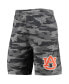 ფოტო #3 პროდუქტის Men's Charcoal, Gray Auburn Tigers Camo Backup Terry Jam Lounge Shorts