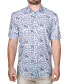 ფოტო #1 პროდუქტის Men's Printed Short-Sleeve Woven Shirt