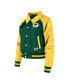 ფოტო #2 პროდუქტის Women's Green Green Bay Packers Coaches Raglan Full-Snap Jacket
