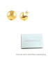 Gold Tarnish Resistant Oversized Ball Stud Earrings