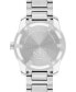 Фото #3 товара Men's Swiss Bold Verso Stainless Steel Bracelet Watch 42mm