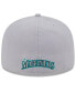 Фото #3 товара Men's Navy/Gray Seattle Mariners Gameday Sideswipe 59Fifty Fitted Hat