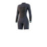 Фото #2 товара MYSTIC Brand Longarm Shorty 3/2 mm Bzip Flatlock Women freediving wetsuit