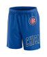Фото #3 товара Men's Royal Chicago Cubs Clincher Mesh Shorts