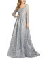 Mac Duggal Jewel Encrusted Square Neck Gown Women's 2