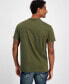 ფოტო #2 პროდუქტის Men's Embroidered Triangle Logo Graphic T-Shirt