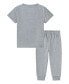 ფოტო #2 პროდუქტის Baby Boys Jersey Pack T-shirt and Jogger Pants Set