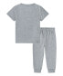 ფოტო #2 პროდუქტის Baby Boys Jersey Pack 2-Piece Tee and Pants Set