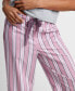 Фото #3 товара Women's Printed Poplin Pajama Pants XS-3X, Created for Macy's