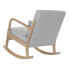 Фото #2 товара Кресло DKD Home Decor MB-179429 Серый Натуральный Светло-серый древесина каучукового дерева Sixties 66 x 88 x 78 cm