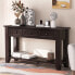 Фото #5 товара 55" Modern Console Table Sofa Table For Living Room With 3 Drawers And 1 Shelf