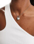 Фото #1 товара DesignB London pearl pendant necklace in silver