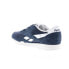 Reebok Classic Nylon Mens Blue Suede Lace Up Lifestyle Sneakers Shoes
