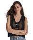 ფოტო #4 პროდუქტის Women's Cropped Crochet Scoop-Neck Top