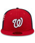 Фото #4 товара Панама New Era Мужская Красно-Синяя Washington Nationals Gameday Sideswipe 59Fifty Fitted Hat