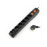 Фото #2 товара Power strip with protection Acar P7 black - 7 sockets - 3m