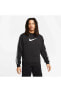 Фото #1 товара Sportswear Repeat Fleece Erkek Siyah Sweatshirt Dm4679-015