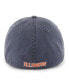 Men's Navy Illinois Fighting Illini Franchise Fitted Hat Синий, S - фото #3