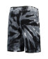 ფოტო #4 პროდუქტის Big Boys Black Brooklyn Nets Santa Monica Tie-Dye Shorts