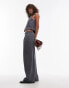 Фото #2 товара Mango pleat front wide leg trouser co-ord 4 in grey