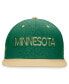Фото #4 товара Men's Kelly Green, Yellow Minnesota Wild Authentic Pro Snapback Hat