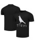 Фото #1 товара Men's Black Train White Crow T-shirt