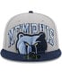 Men's Gray, Navy Memphis Grizzlies Tip-Off Two-Tone 59FIFTY Fitted Hat Серый, Темно-Синий, 7 1/8 - фото #3